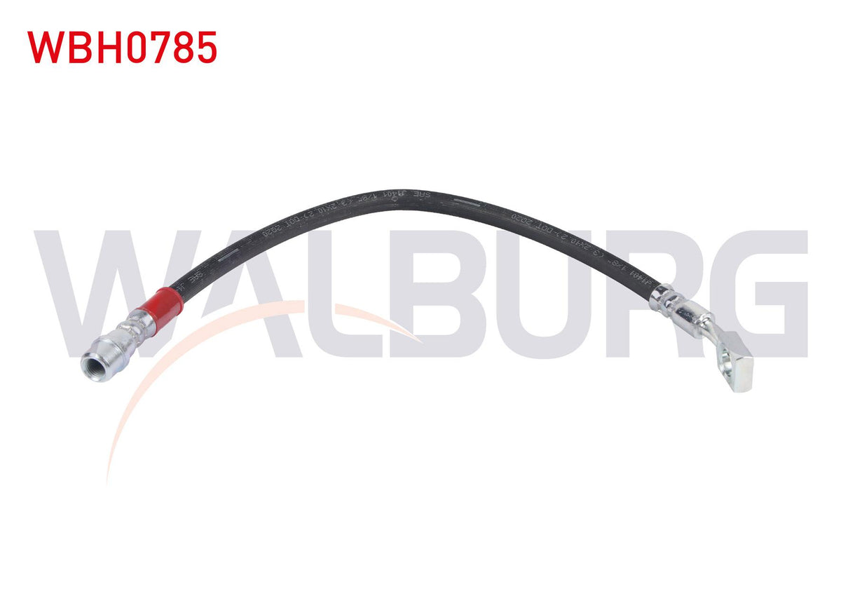 WALBURG WBH0785 Brake Hose Rear Left-Right 350mm Mercedes Glc (X253) 2015-| Set of 2 — Brake Hydraulics