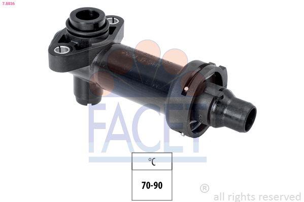 Facet 7.8836 Thermostat (70°) EGR BMW M47n M57n E46 E38 E39 E65 — Water Pump & Thermostat