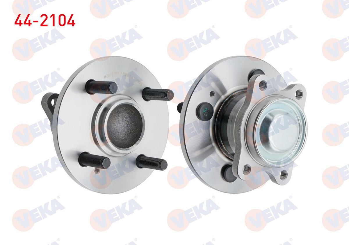 Veka 44-2104 Wheel Hub Left-Right Rear with Bearing Hyundai Accent Era 1.4i 16V 4 Lug 2006-2012