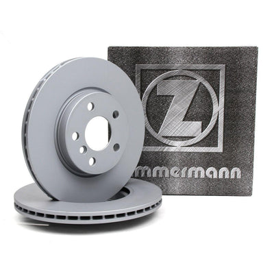 Zimmerman 150.2927.20 Mini Cooper Clubman F54 Body Front Brake Disc Set — Brake Rotors & Drums