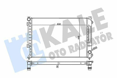 KALE Radiator for Audi A6 1998-2005 - 2.5-2.7 TDI — Radiators & Fans
