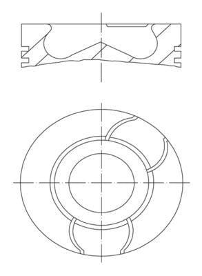 MAHLE Piston Ring 0.50 - 206 307 C3 Fiesta V Fusion 02-1.4 HDi — Pistons & Rotating