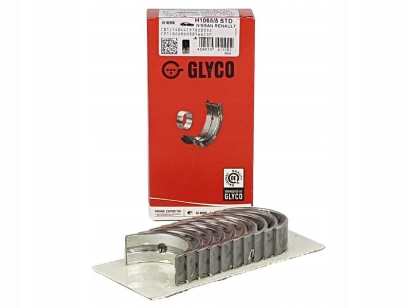 Renault Clio 4 2012- 1.5 dCi Main Bearing Set Std Gleyco Brand