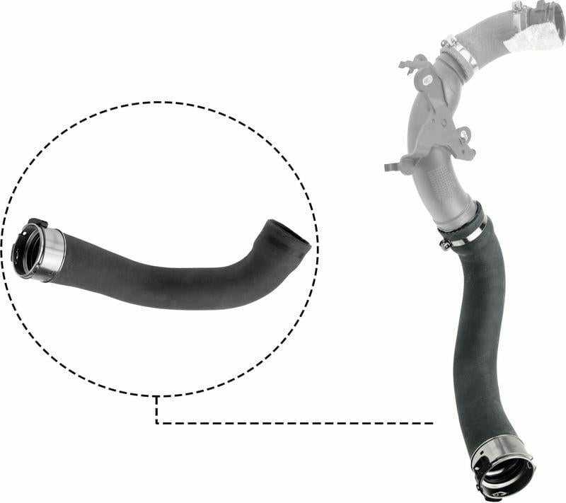 RAPRO Turbo Silicone Hose - Compatible with Clio IV & Captur 1.2Tce for Car Owners, Mechanics — Turbo & Supercharger