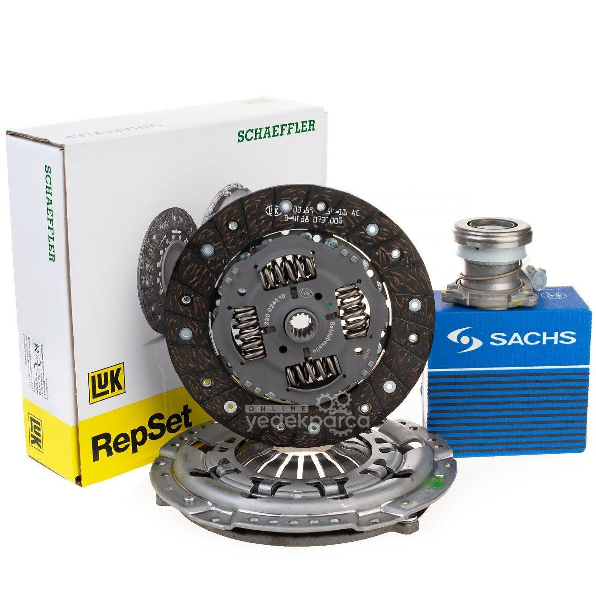 LUK Opel Astra G 1.7 Diesel Clutch Kit & Bearing Set for Manual Transmission — Clutch & Flywheel