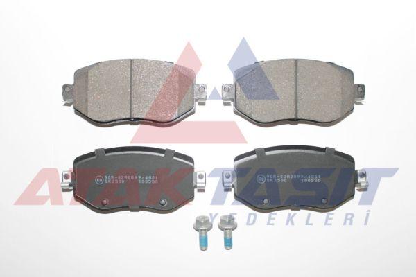 AP 05P2005 Brake Pad Front with Wear Indicator Renault Megane IV (B9a / M_) 1.5 dCi 2016-/ Megane IV (B9a / M_) — Brake Pads