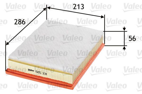 Valeo 585331 Air Filter (Volvo 740-780 2.0, 2.3, 940 2.0) — Air & Cabin Filters