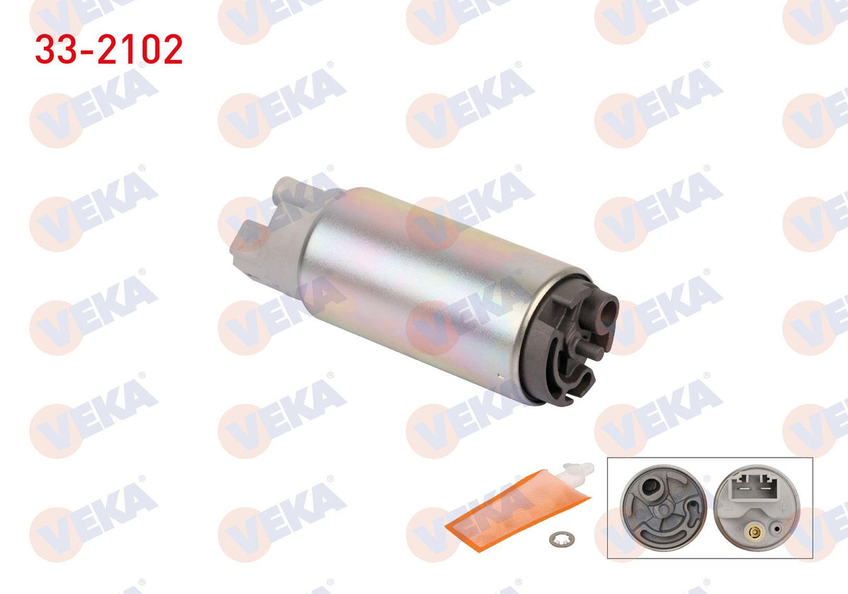 Veka 33-2102 Fuel Pump 3 Bar Accent 1.4-1.6 05-10 / Elantra 1.4-1.6-2.0 00-06 / Sonata 2.0 08-10 / i10 1.0-1. — Fuel Delivery