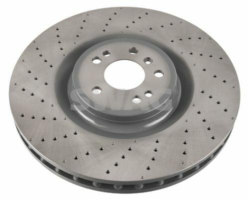 SWAG 10107711 Front Brake Disc - Compatible with X166 (2012-2015), W166 (2015-2018), C292 (2015-2019) — Brake Rotors & Drums