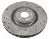 SWAG 10107711 Front Brake Disc - Compatible with X166 (2012-2015), W166 (2015-2018), C292 (2015-2019) — Brake Rotors & Drums
