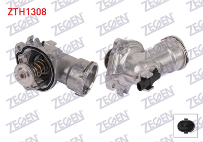 Zegen ZTH1308 Thermostat Complete with Switch 87 C Mercedes S Series (W221) S320 — Water Pump & Thermostat