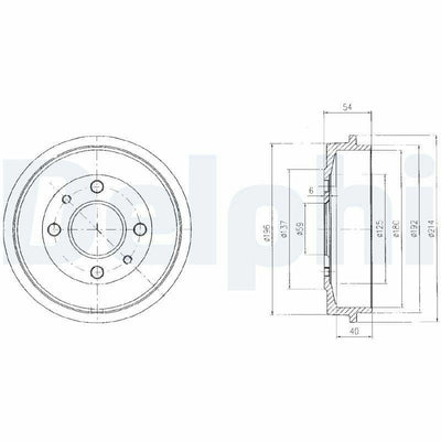 Delphi BF200 — Brake Rotors & Drums