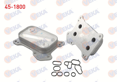 Veka 45-1800 Oil Cooler Single Thin Type with Gasket Fiat Linea-Fiorino-500L 1.3 Mjt 70Hp 2007-/ Albea-Doblo-Pun — Oil System