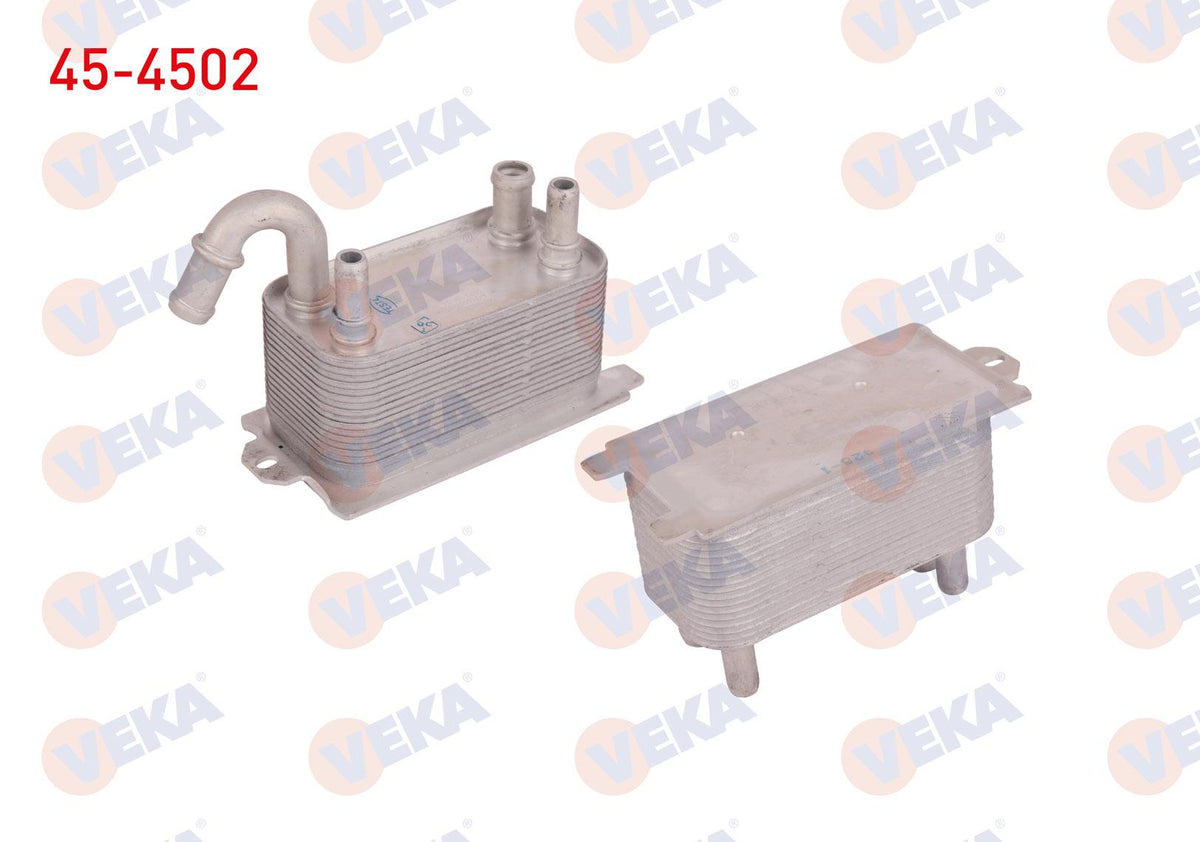 Veka 45-4502 Oil Cooler Ford C-Max II 1.0-1.6 E.Boost-1.6-2.0 TDCi 12-/ Fiesta VI 1.0 E.Boost-1.25-1.4-1.5 TDCi 08-/ Focus 1.0-1.6 E.Boost-1.6-2.0 TDCi 11-15 / Kuga II 1.5-2.0 TDCi 16-/