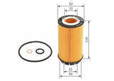 BOSCH Oil Filter F026407069 - Compatible with Highway Van, Santa Fé, Tucson — Oil Filters