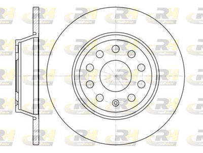 ROADHOUSE 6973.00 Brake Disc A3 8L1 09 96-04 03 — Brake Rotors & Drums