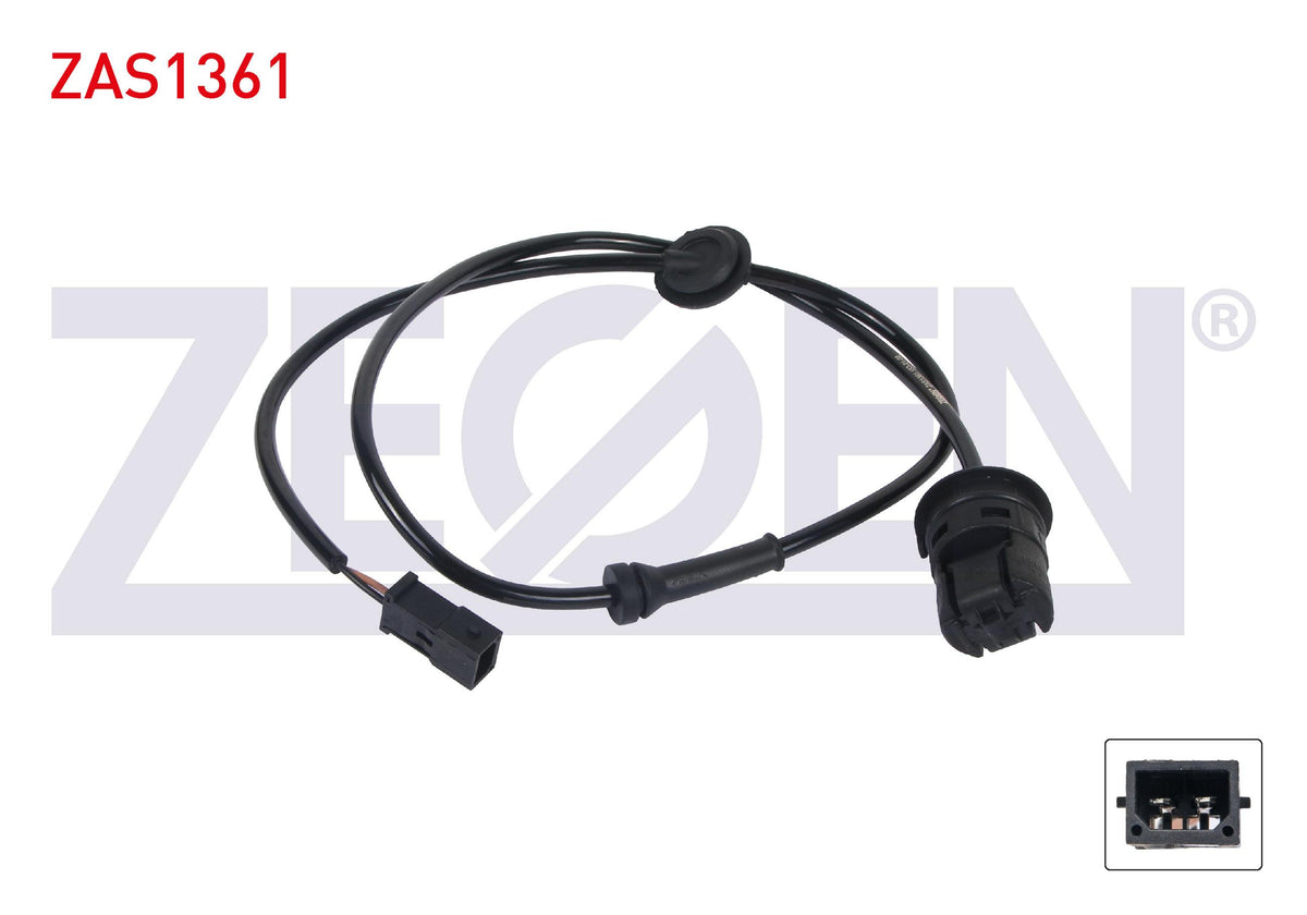 Zegen ZAS1361 ABS Sensor Rear Left-Right VW Passat B5 96-00 / Skoda Superb I 01-08 — Brake Sensors & ABS