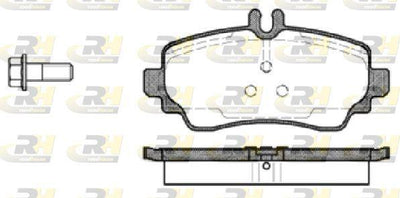 ROADHOUSE 2650.00 Brake Pad A Class W168 07 97-08 04 — Brake Pads