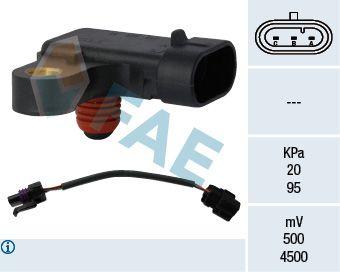 FAE 15122 Map Sensor Chevrolet Aveo/Kalos/Lacetti 1.4-1.6 16V — Engine Management Sensors