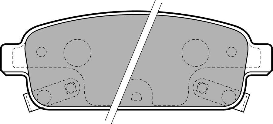Valeo 9005015 Fte Brake Pad Brake Rear-(Chevrolet Cruze 09 / 12 / Opel Astra J 09 / 13 / Mokka 12 / 13) (15-16 R — Brake Pads