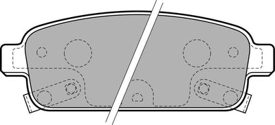 Valeo 9005015 Fte Brake Pad Brake Rear-(Chevrolet Cruze 09 / 12 / Opel Astra J 09 / 13 / Mokka 12 / 13) (15-16 R — Brake Pads