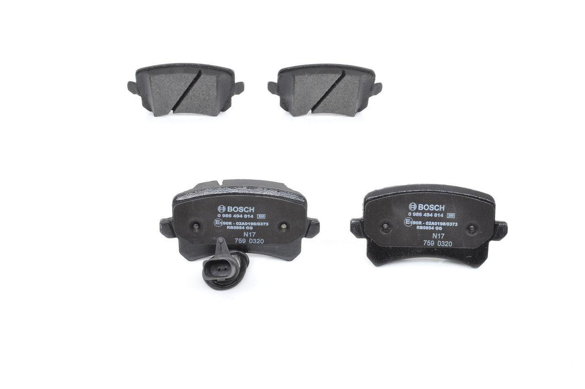 Bosch 0986494814 Brake Pad Rear 310 mm Audi Rs A3 Quattro 13 — Brake Pads