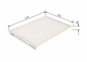 bosch pollen filter for grand vitara, technical specifications of bosch pollen filter BOSCH Pollen Filter - Perfect for Suzuki Grand Vitara Owners | 202 mm x 270 mm x 20 mm BOSCH Pollen Filter for Suzuki Grand Vitara bosch, pollen-filter, suzuki-grand-vitara, car-accessories, cabin-filter, filters, car-owners, make-your-car-comfortable, high-quality-replacement, ai-generated