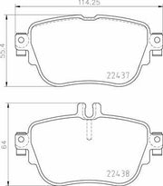 brembo p50136 rear brake pads for mercedes, rear brake pads diagram and specs Brembo P50136 Rear Brake Pads for Mercedes (W213/W238/W257) | Disc Brake Set Brembo Rear Brake Pads P50136 for Mercedes brembo, brake-pads, rear-brake-pads, mercedes-parts, automobile-accessories, car-owners, mechanics, automobile-enthusiasts, disc-brake, ai-generated