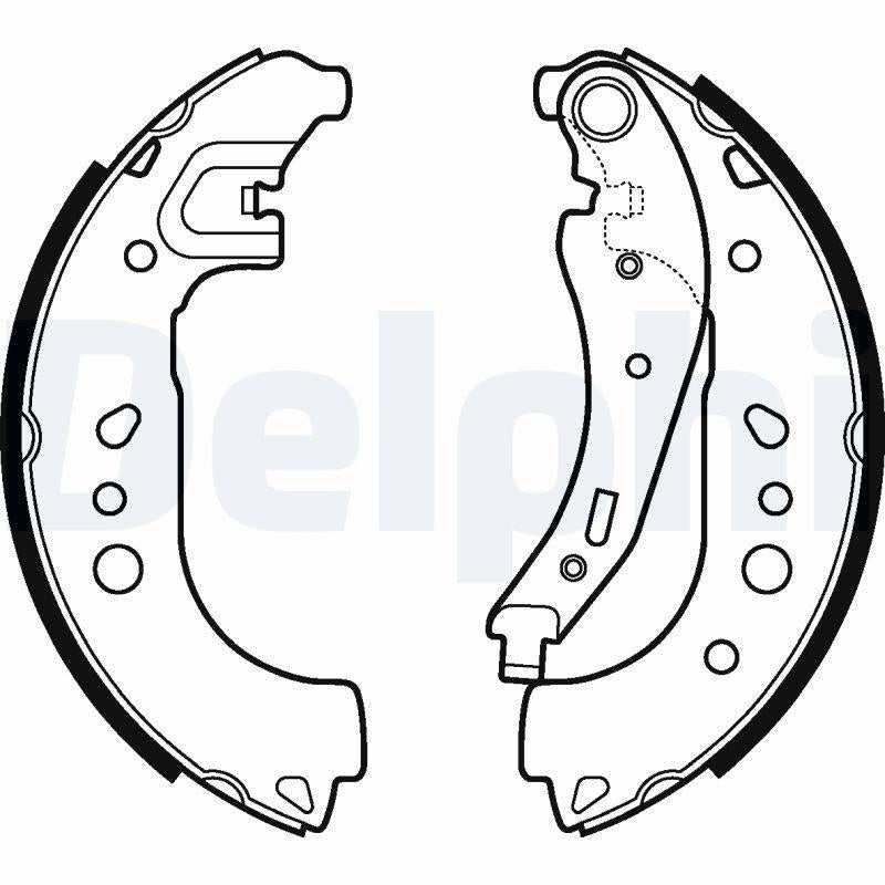 Delphi LS2109 Brake Pabucu