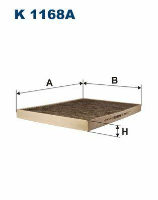 FILTRON K1168A Cabin Air Filter - Active Carbon Filter for Chrysler Voyager IV 2.4 2.5 — Air & Cabin Filters