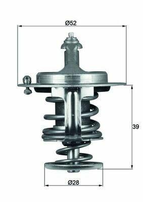MAHLE TX7182D Thermostat - 82°C Opening Temperature — Water Pump & Thermostat