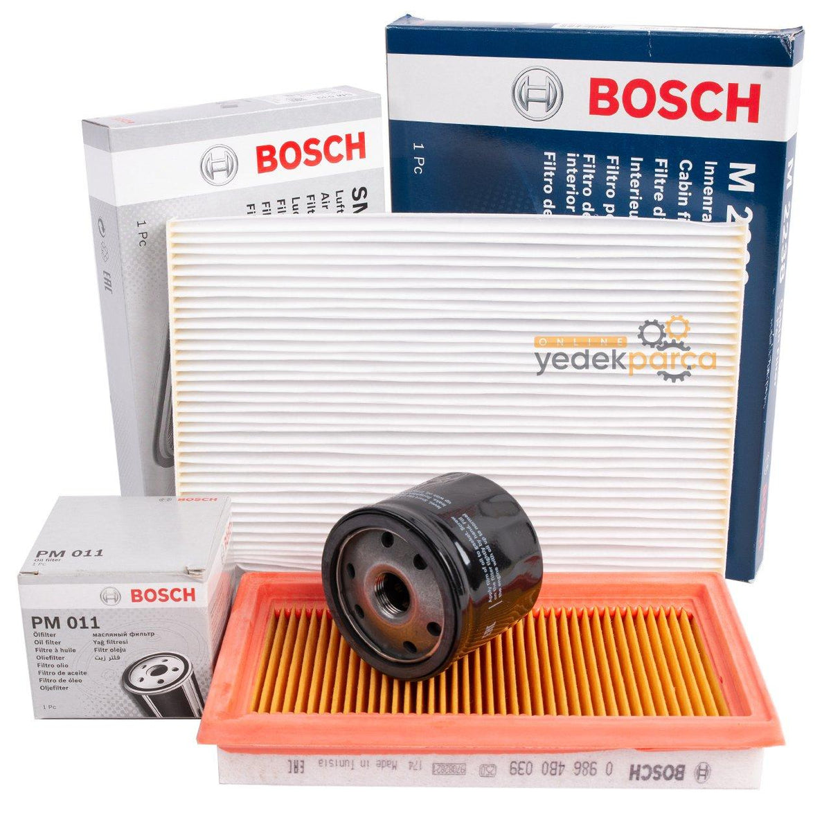 Bosch Nissan Qashqai 1.5 dCi Periodic Maintenance Filter Set - Quality Filters — Maintenance & Service Kits