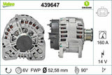 VALEO 439647 Alternator - Compatible with Megane, Laguna, Scenic — Starting & Charging