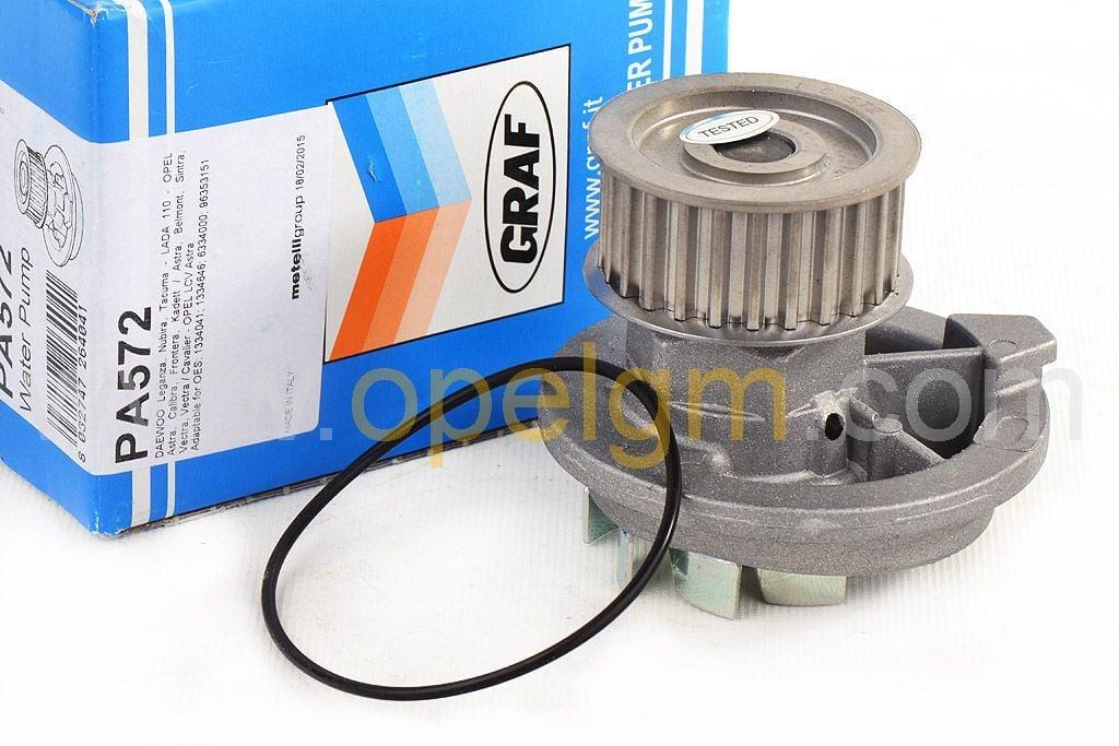 Graf Opel Vectra B Water Pump - Fits 2.0L Gas Engine — Water Pump & Thermostat