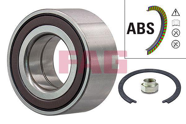 Fag 713690810 Axle Bearing Front with ABS 48 Kutup Active with Sensor (Fiat Stilo 2.4 20V /Doblo-L — Axles, CV Joints & Boots