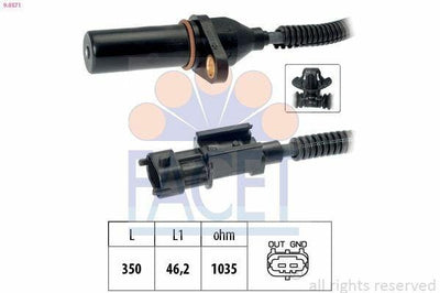 FACET Crank Position Sensor - Fits Hyundai Accent, i20 and 3 more models — Vehicle Sensors & Switches