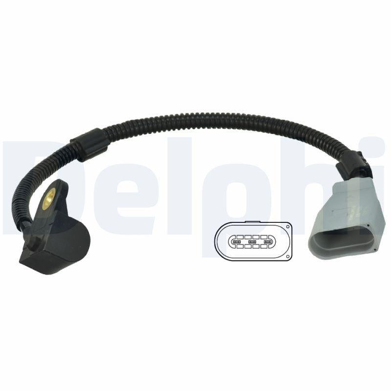 delphi crank devir sensörü for golf v, krank devir sensörü installation guide, delphi ss11037 specifications DELPHI SS11037 Krank Devir Sensörü - Compatible with Golf V, Jetta, Passat 2.0 TDI | 295 mm Length DELPHI SS11037 Krank Devir Sensörü | Golf V Jetta Passat delphi, crankshaft-sensor, car-parts, golf-v, jetta, passat, engine-sensor, automotive-parts, mechanics, ai-generated