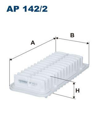 Filtron AP142-2 Air Filter Yaris 1.3 99-06 1.5 01-05 — Air & Cabin Filters