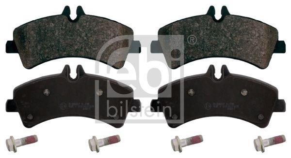 Febi Bilstein 16709 Brake Pad Rear Mercedes Spr-906 VW Crafter 06-16 Pair Wheel 165mm 515 CDI — Brake Pads