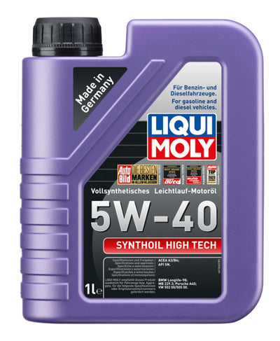 LIQUI MOLY 5W40 Synthoil High Tech Tam Synthetic Motor Oil 1 Litre (1855)