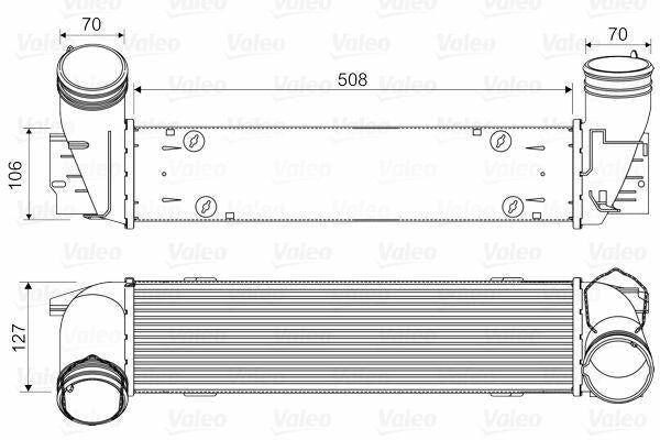 VALEO Turbo Radiator Intercooler - Compatible with E90 E91 Series & X1 Models — Turbo & Supercharger