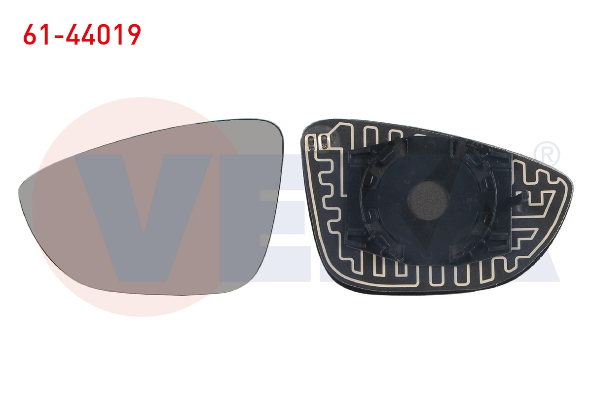 Veka 61-44019 Mirror Glass Left Heated Aspheric VW Jetta IV 2011 — Mirrors