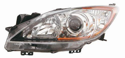 Depo 216-1158R-LDEM2 Front Headlight Right Black Mazda 3 BL 2009-2013