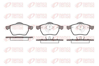 REMSA 0390.40 Brake Pad — Brake Pads