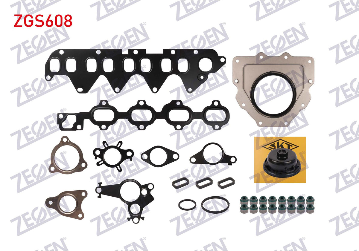 Zegen ZGS608 Motor Upper Set Gasket (Skc None) (Skt with Seal) Megane IV-Talisman-Traffic III 1.6 dCi — Gaskets & Seals
