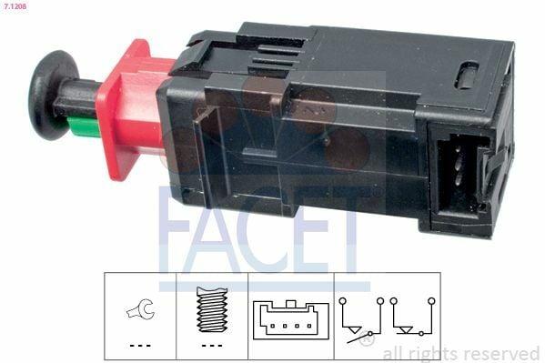 FACET Freno Switch 7.1208 - Brake Light Switch for Opel Vehicles — Switches & Relays