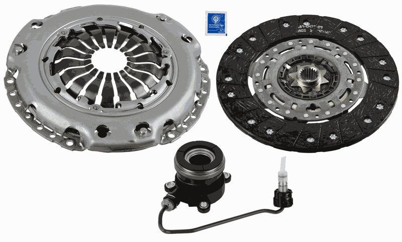 Sachs 3000990525 Clutch Kit + Bearing A14net A14nel B14net B14nel Insignia Astra J Corsa D Corsa E Meriva — Clutch & Flywheel