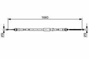 bosch el fren teli sag 1640mm parking brake cable, high-quality parking brake cable from bosch BOSCH El Fren Teli Sağ 1640mm - High-Quality Parking Brake Cable for Vehicle Owners and Mechanics BOSCH El Fren Teli Sağ 1640mm - Durable Auto Part bosch, el-fren-teli, parking-brake-cable, auto-parts, vehicle-maintenance, mechanics, durable-parts, car-repair, automotive, ai-generated