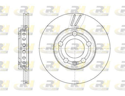 ROADHOUSE 6709.10 Brake Disc Fabia 6Y2 6Y3 6Y5 12 99-02 07 — Brake Rotors & Drums