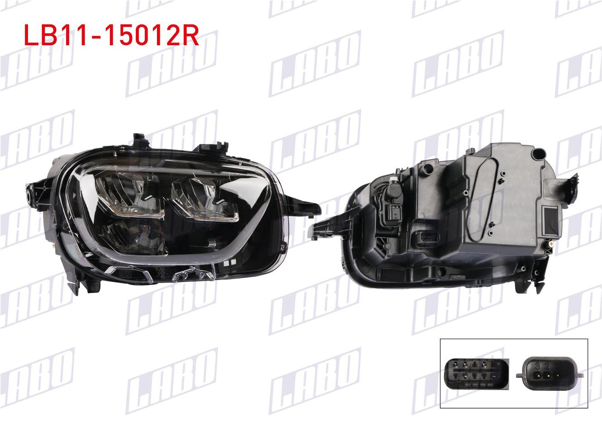 LABO LB11-15012R Headlight Right LED Citroen C3 2020